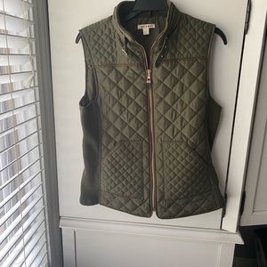 hunter green vest